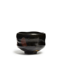 Raku Kichizaemon XI Keinyu Chawan Kuro-Raku