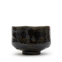 Matcha Schale Raku Kakuyou Kuro