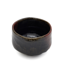 Matcha Schale Raku Kakuyou Kuro