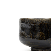 Matcha Schale Raku Kakuyou Kuro