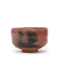 Matcha Schale Raku Rikyu Aka