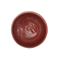 Matcha Schale Raku Rikyu Aka