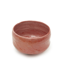 Matcha Schale Raku Jyou Aka