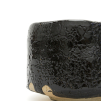 Vintage Chawan Seto-guro Toyozo Arakawa #3