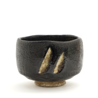 Raku Kichizaemon VI Sanyu Chawan Kuro-Raku