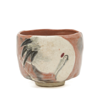 Raku Kichizaemon XIV Kakunyu Chawan Aka-Raku