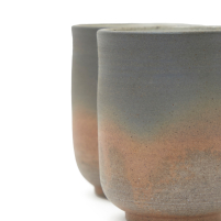 Teacup Pair Set Jinshu Yohen Yunomi