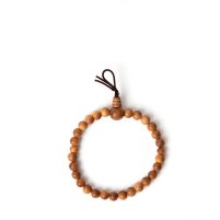Bracelet de perles de prière en bois de santal M