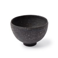 Takashi Endoh petit bol à thé Chahai noir