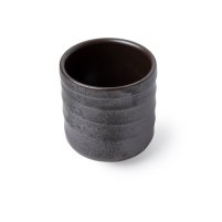 Japanese Clay Teacup Bizen Hiragata