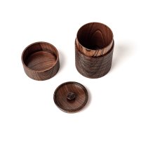 Teedose Japan Holz Zelkova Crafts