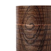 Teedose Japan Holz Zelkova Crafts