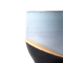 Tasse à thé japonaise Asahiyaki Bicolore