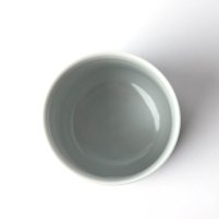Tasse à thé japonaise Asahiyaki bleu-vert Céladon