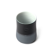 Teacup Asahiyaki Black x Black Matte Tall