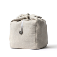 Yoshi En, coffret de 5 bols à thé, pièces noires et blanches, sac de protection gris