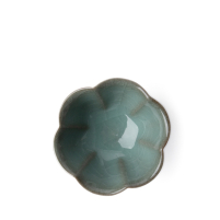 Zhang Weijing Teacup Celadon Haitang Dark