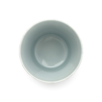 Tasse à thé bleue et blanche en porcelaine Jingdezhen calligraphie Guanzizai 