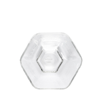 Tasse en verre hexagonale Yoshi En Xue Hua