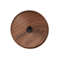 Tea Caddy Black Walnut Wood Pillar M