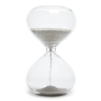 Yoshi en Sand Timer Silver 1 Minute