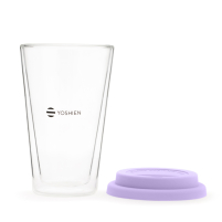 Double Wall Glass Lilac