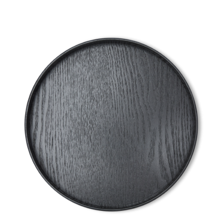 Tea Tray Round Black