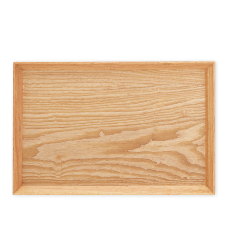 Plateau à thé rectangulaire naturel