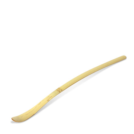 Golden Bamboo Matcha Spoon (Chashaku)