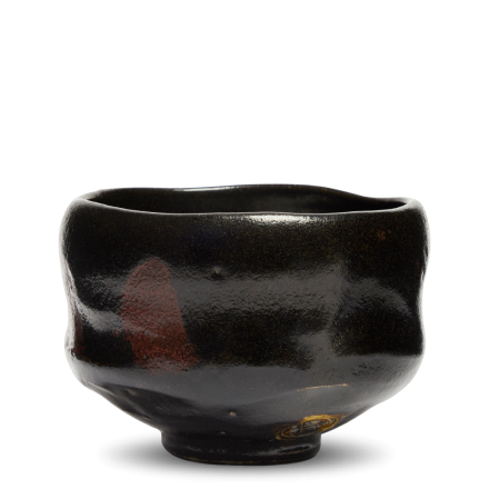 Raku Kichizaemon XI Keinyu Chawan Kuro-Raku