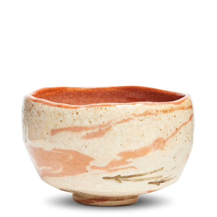 Raku Kichizaemon XII Konyu Chawan Aka-Raku