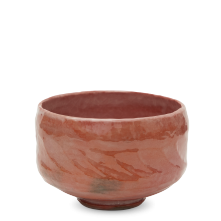 Matcha Schale Raku Jyou Aka