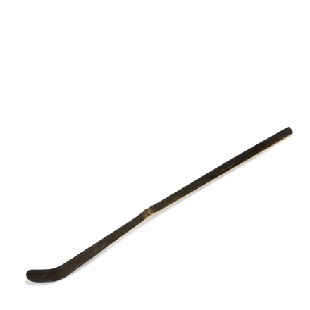 Purple Bamboo Matcha Spoon (Chashaku), Flat