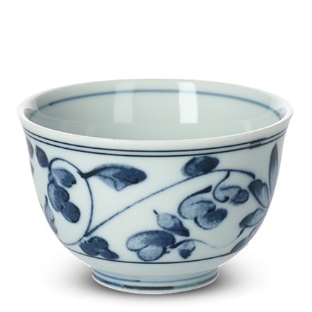 Teacup Japan Porcelain Karakusa