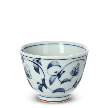 Tasse à thé japonaise en porcelaine Tsuruha