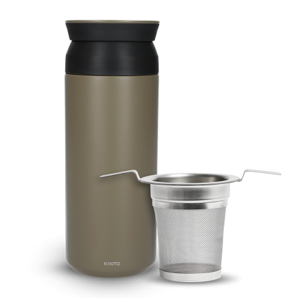 Kinto Thermos & Strainer Set