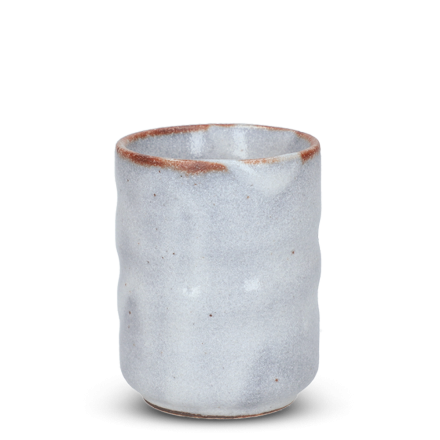 Tasse à thé japonaise en argile Shino Naga Tasse à thé japonaise en argile Shino Naga