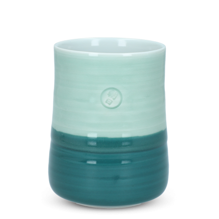 Teacup Asahiyaki Celadon x Blue Green Tall