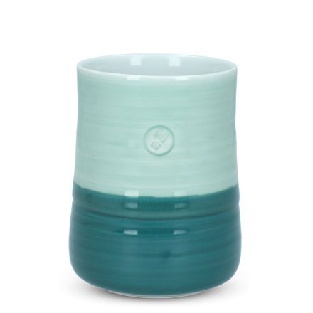 Teacup Asahiyaki Celadon x Blue Green Tall Teacup Asahiyaki Celadon x Blue Green Tall
