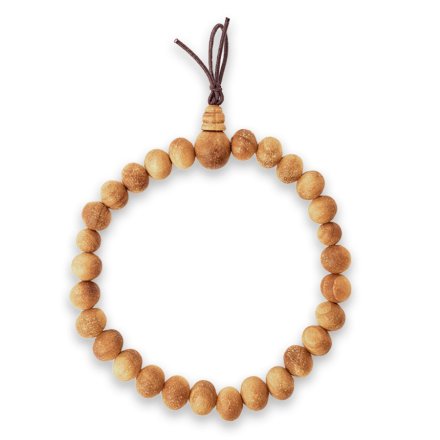 Bracelet de perles de prière en bois de santal L par Yamada-Matsu