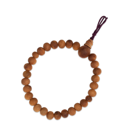 Bracelet de perles de prière en bois de santal M