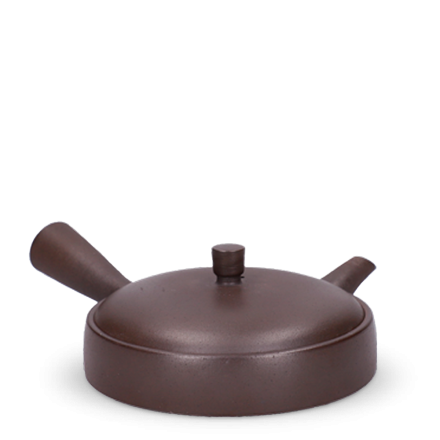 Kyusu Tokoname Jinshu Hira brun M