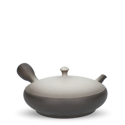 Kyusu Tokoname Junzo Maekawa Bokashi Black White