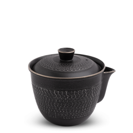 Jingdezhen Iron Glaze Handleless Teapot