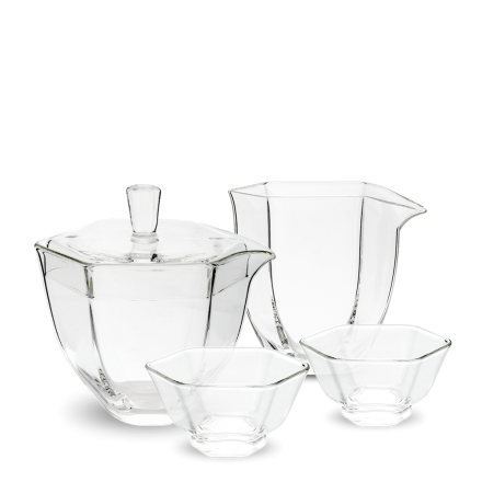 Coffret cérémonie de thé II en verre