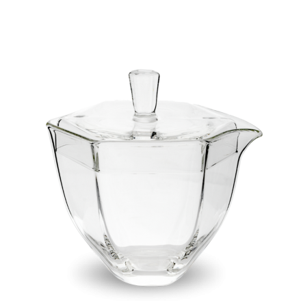  Glas Gaiwan Yoshi en Xue Hua Sechseck