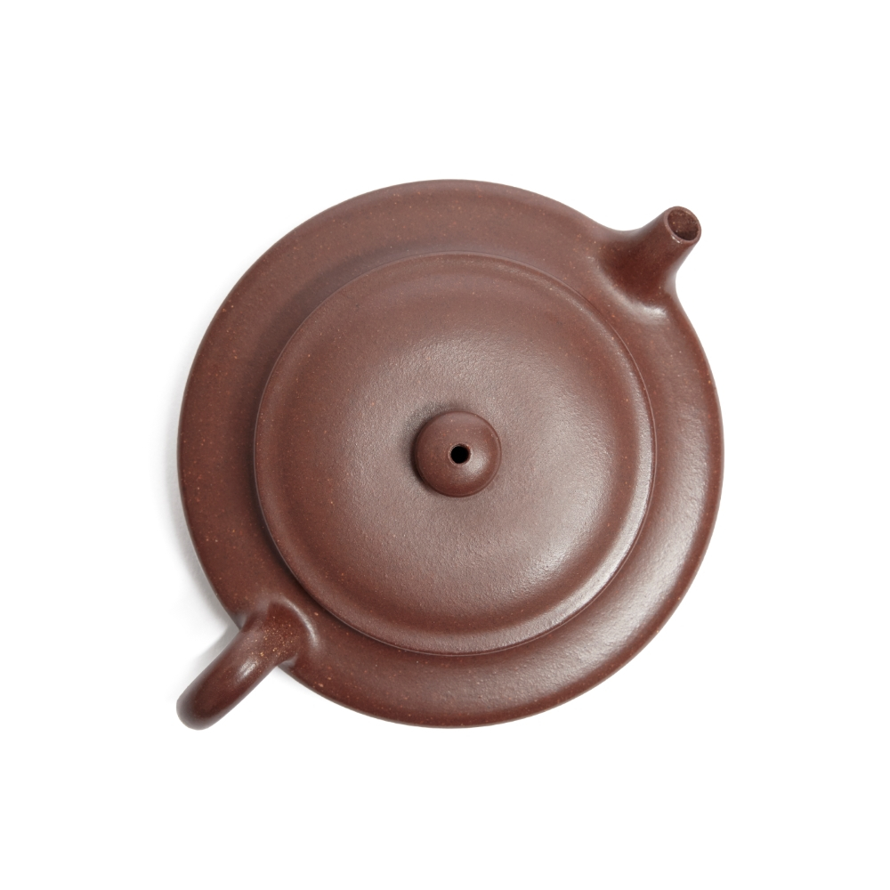 Yu-tan(感謝)/4 Yixing Teapot Xu Bian Zi Ni, brown 130ml