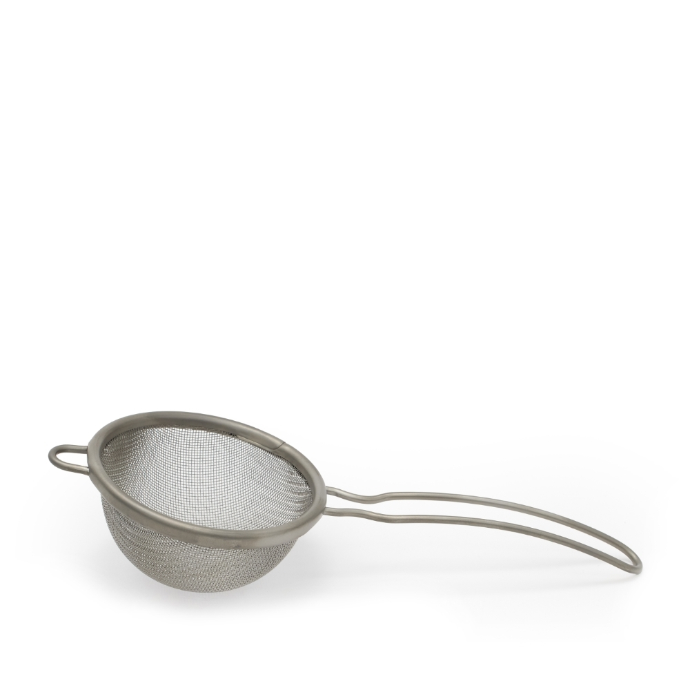 Matcha Sieb Stahlgrau