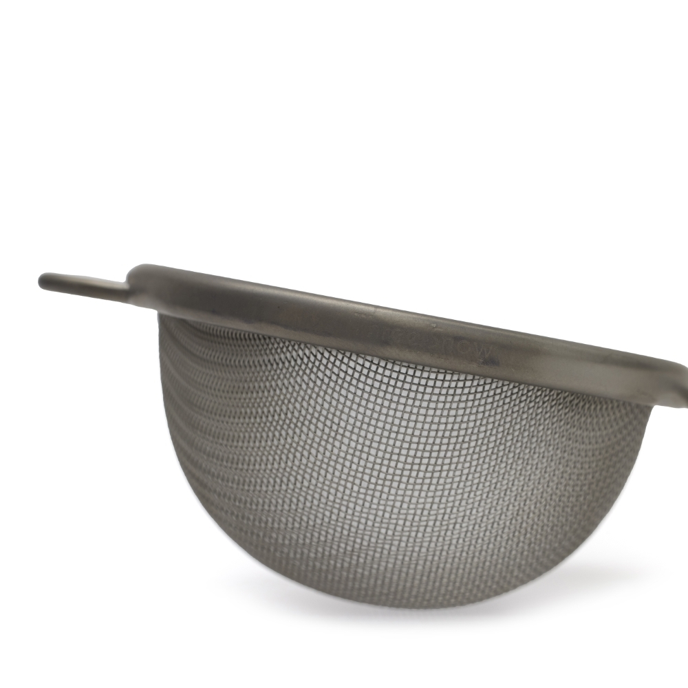 Matcha Sieb Stahlgrau