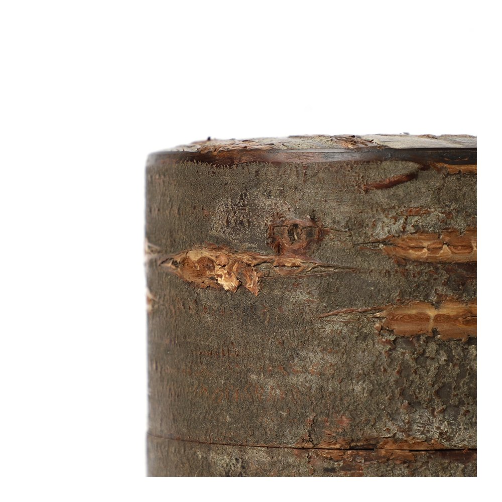 Boîte artisanale de papeterie japonaise en bois de cerisier